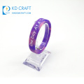 High quality no minimum custom mixed color logo printing funny silicone wristband for souvenir